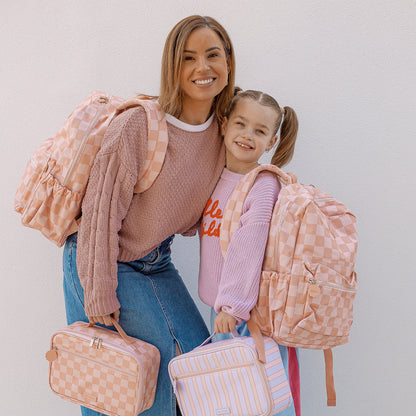 Powder Stripe Large Lunch Bag