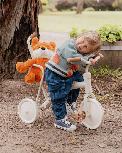 Indigo Pull-On Cargo Jeans