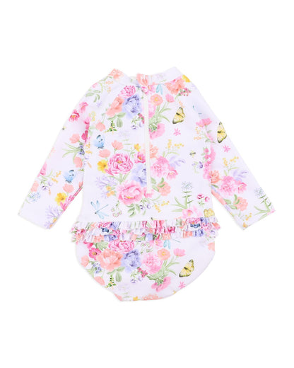 Bianca White Ls Sunsuit