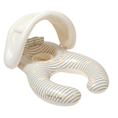 Float Together Baby Seat Duck Sage Stripe