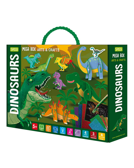 Sassi Mega Arts & Crafts Box – Dinosaurs | Aster & Ruby
