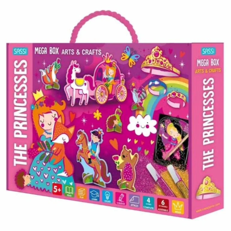 Sassi Mega Arts & Crafts Box – The Princesses | Aster & Ruby