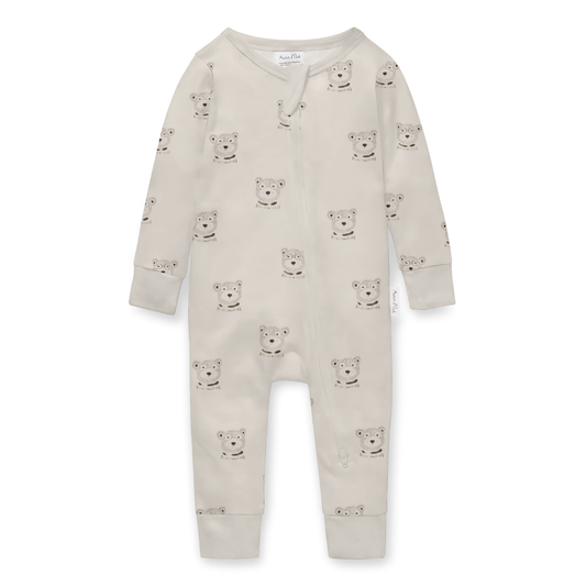 Byron Bear Zip Romper