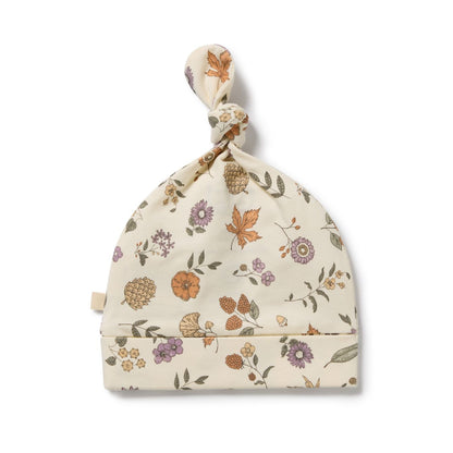 Maple Glow Organic Knot Hat