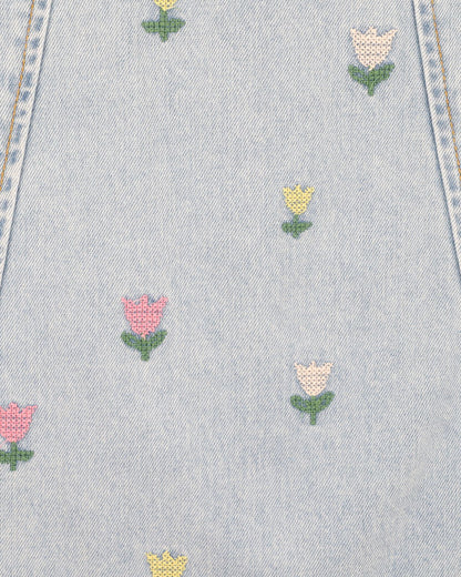 Sundae Denim Tulip Dress 3-7Y