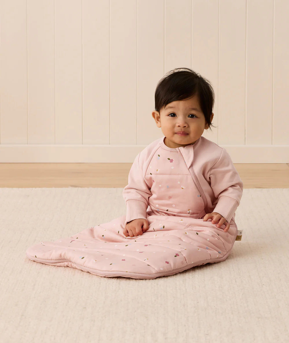 Side Zip Premium Sleeping Bag 2.5 TOG Daisies