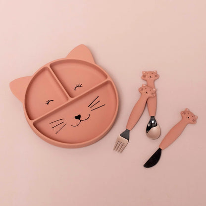 Silicone Cutlery Set 3-pack - Mrs. Cat