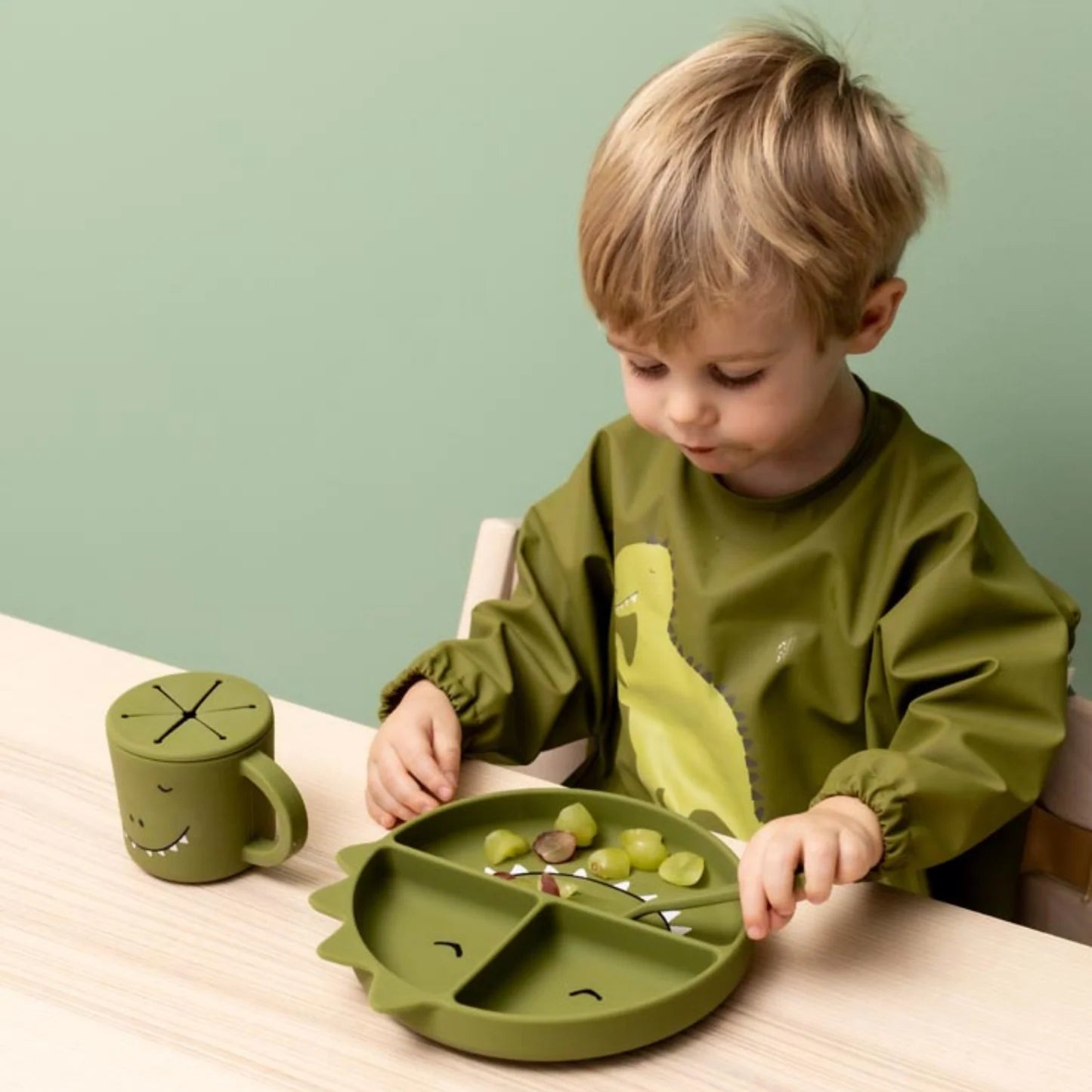 Silicone Divided Suction Plate - Mr. Dino