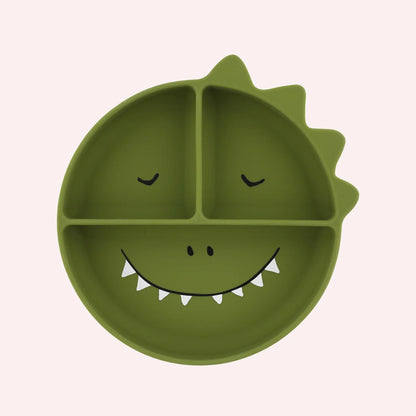 Silicone Divided Suction Plate - Mr. Dino