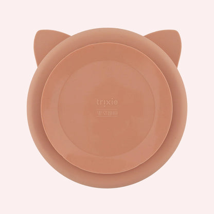 Silicone Divided Suction Plate - Mrs. Cat