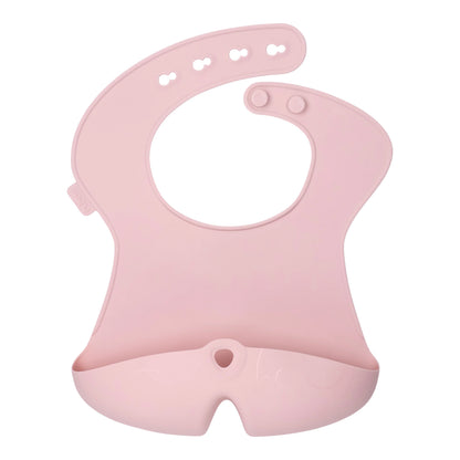 b.box Blush Silicone Bib | Aster & Ruby