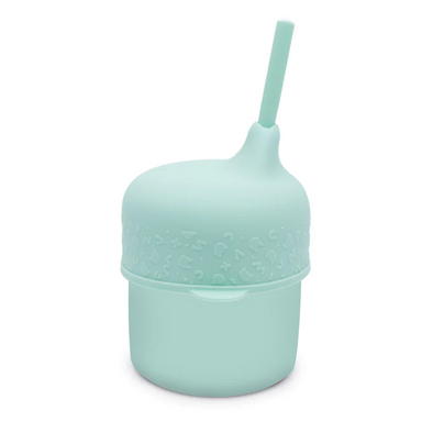 We Might Be Tiny Silicone Sippy Cup Set Mint