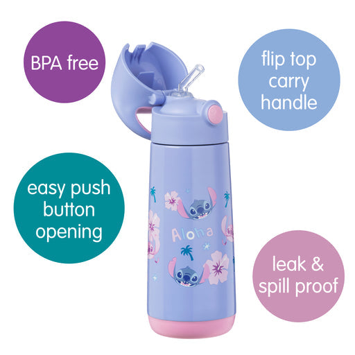 Disney Stitch Insulated Drink Bottle 500mL