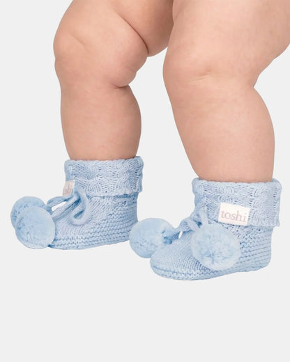 Organic Booties | Yummy Bluebell