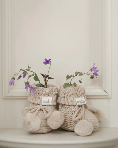 Organic Booties | Yummy Oatmeal