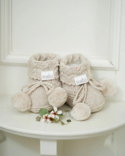 Organic Booties | Yummy Oatmeal