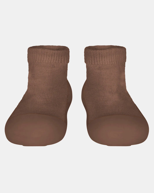 Organic Hybrid Walking Socks | Dreamtime Footsteps Peppercorn