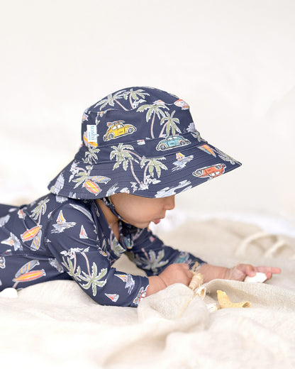 Baby Sunhat Classic - Surf Twilight