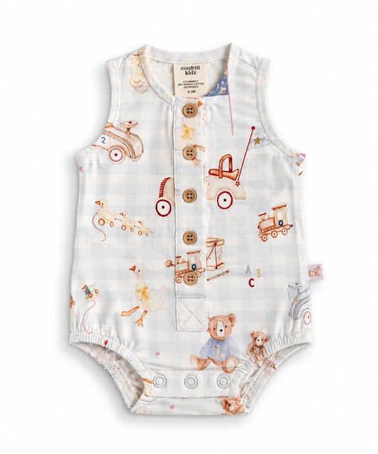Toy Parade - Button-up Romper