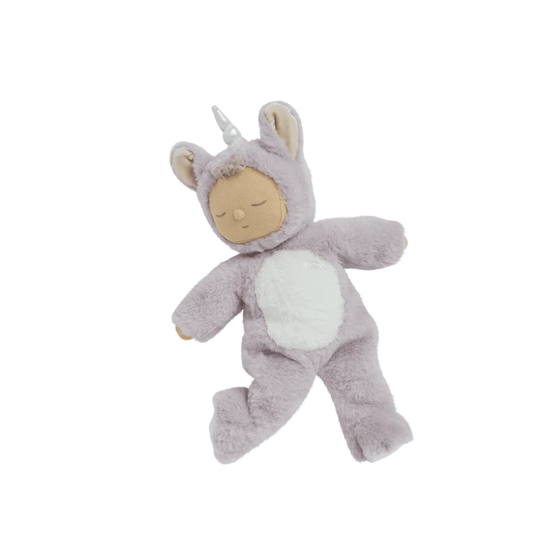 Olli Ella Cozy Dinkums Unicorn Sweetpea Lilac | Aster & Ruby