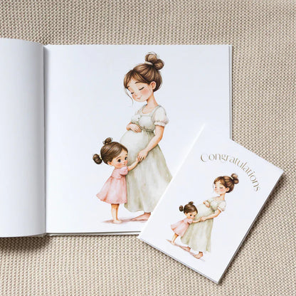 CONGRATULATIONS BIG SISTER GREETING CARD