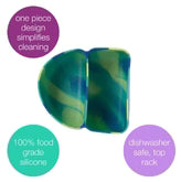 Silicone Bento Buddy Snackbox (Various Colours)