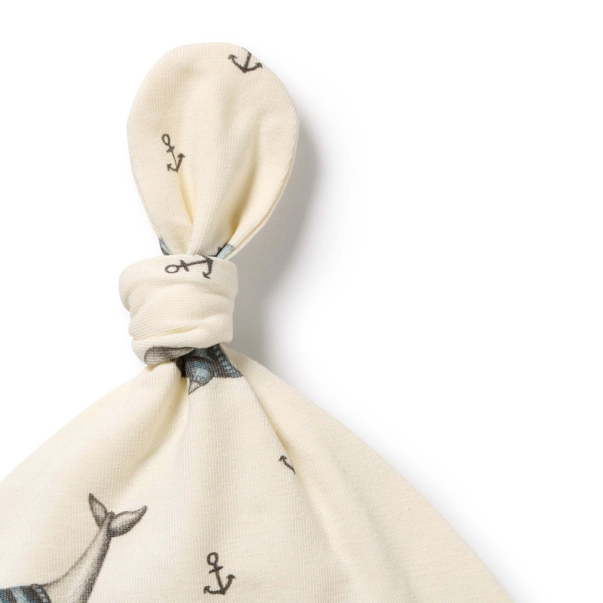 Woolly Whales Organic Knot Hat