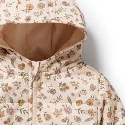 Maple Glow Puffer Jacket