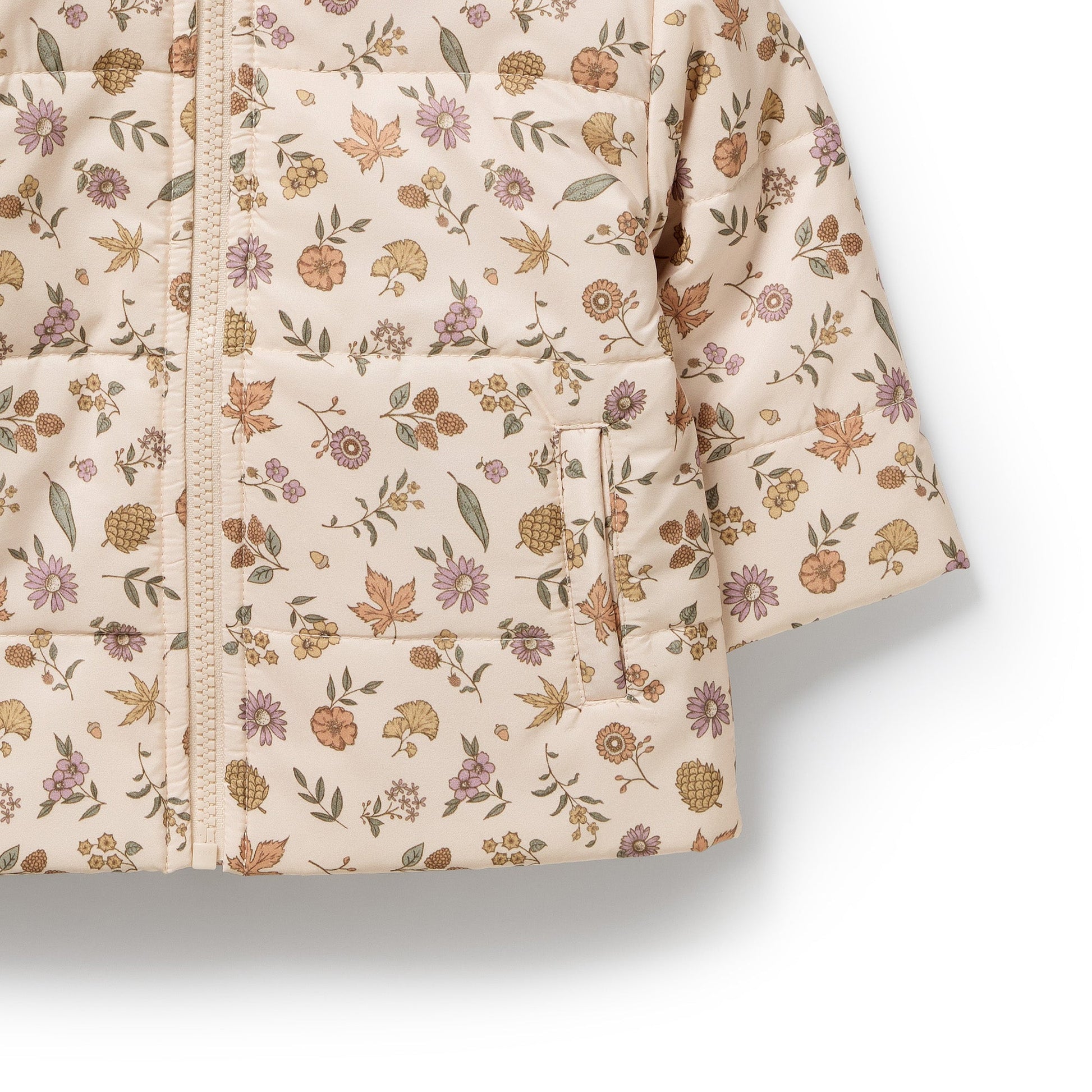 Maple Glow Puffer Jacket