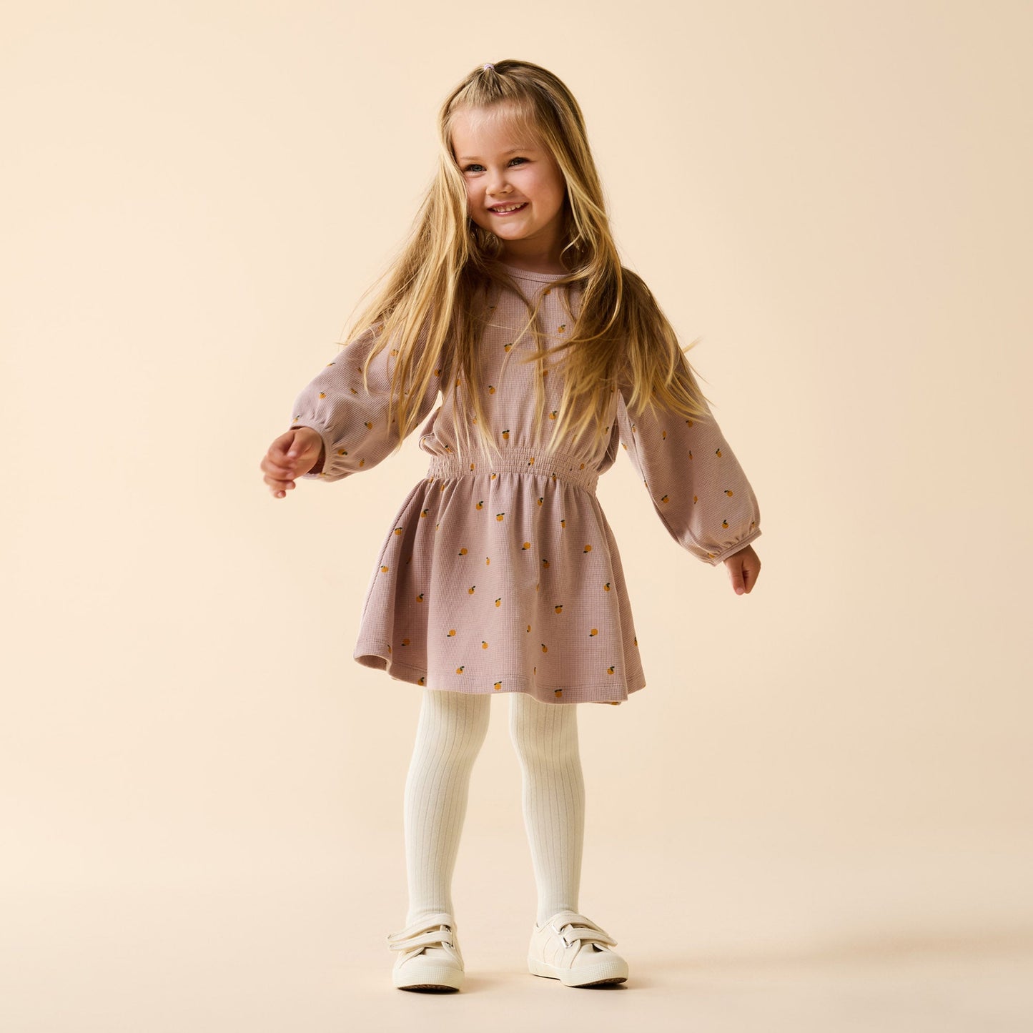 Buttermilk Organic Ribbed Tights