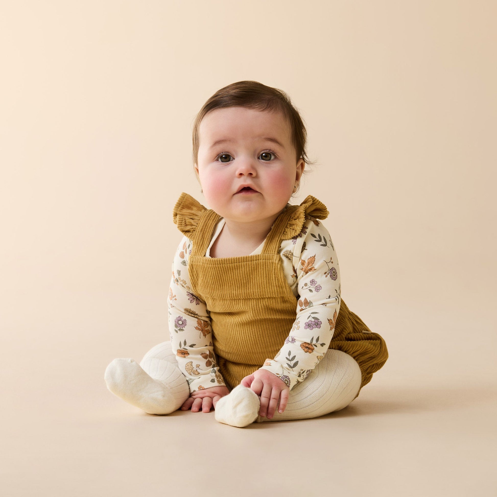 Buttermilk Organic Ribbed Tights