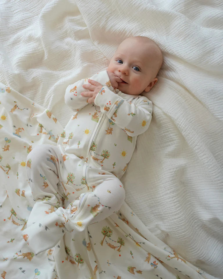 Bear Organic LS Zipsuit