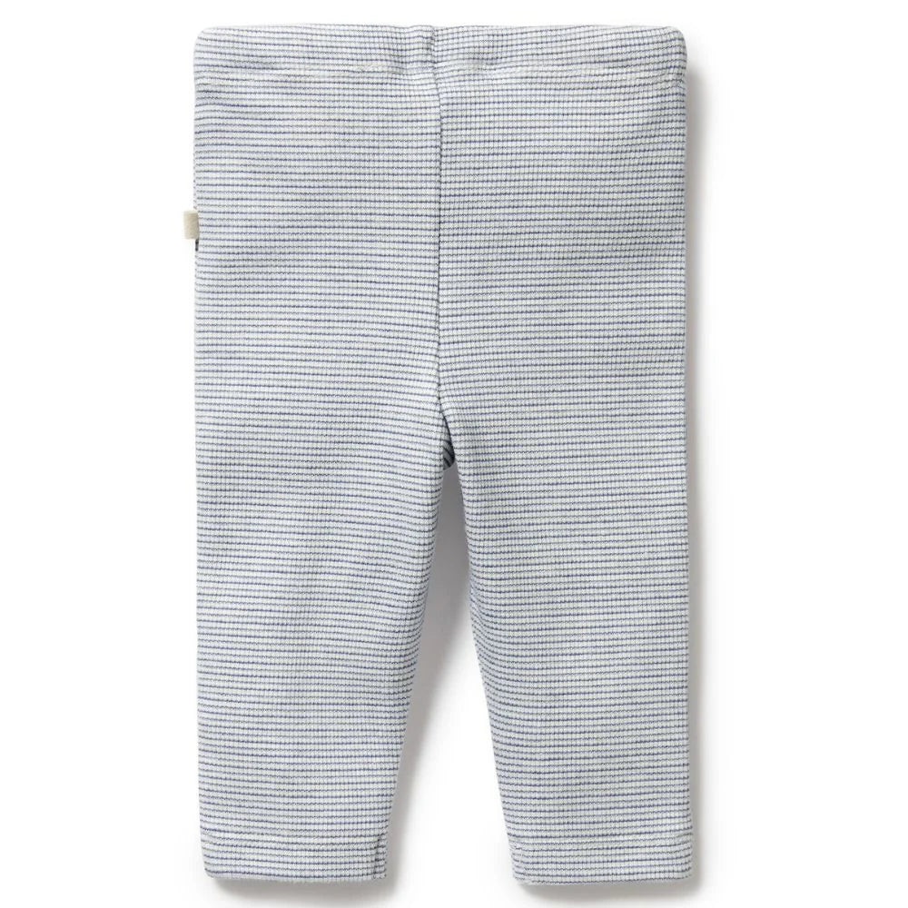 Wilson & Frenchy Rain Drop Organic Stripe Rib Leggings | Aster & Ruby