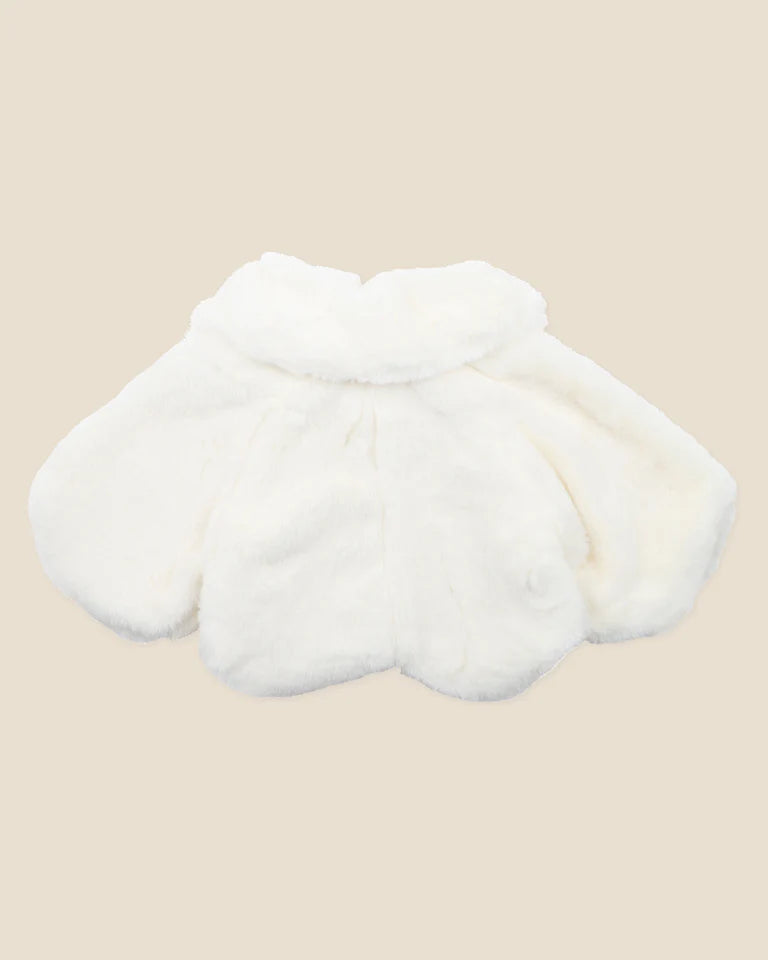 PETAL FAUX FUR JACKET