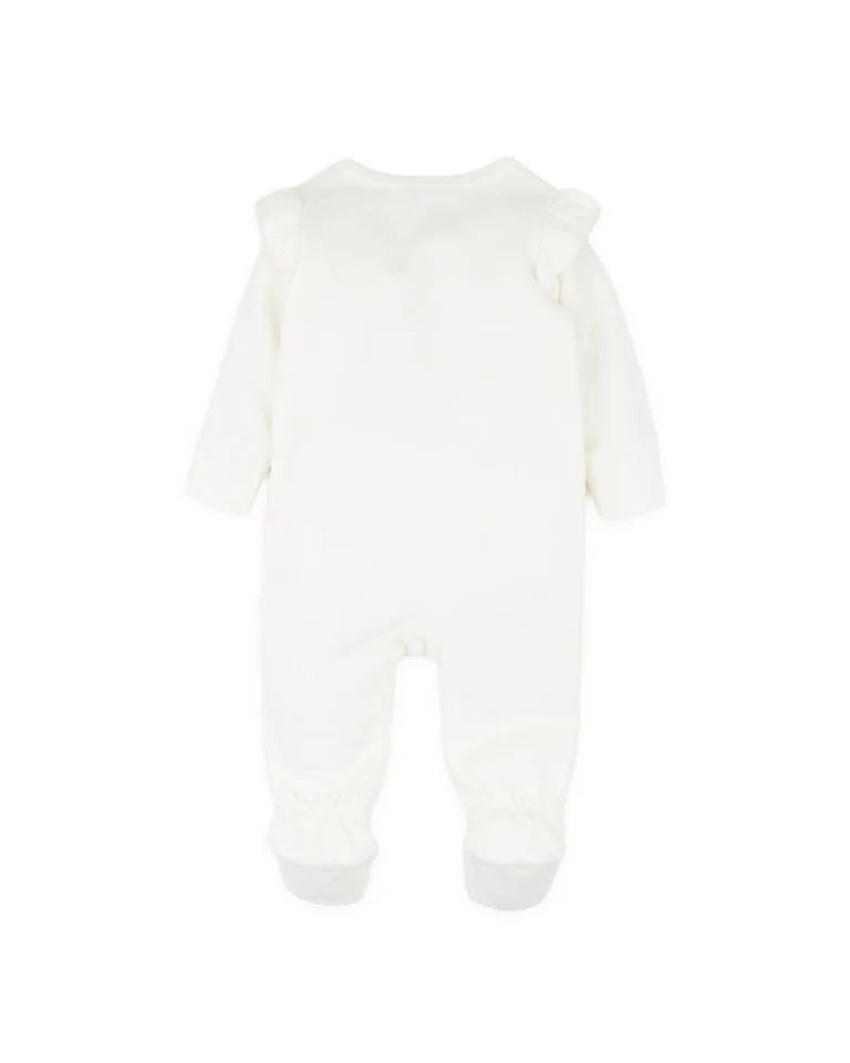 Emmy Velour Zip Onesie
