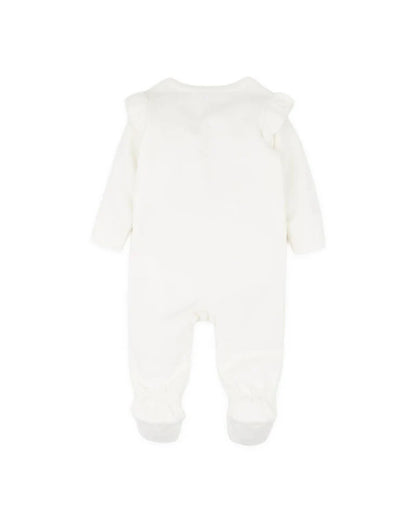 Emmy Velour Zip Onesie