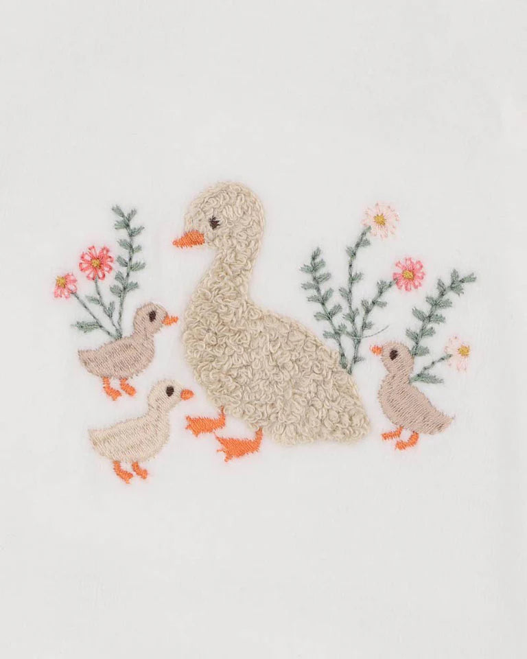 Emmy Velour Zip Onesie