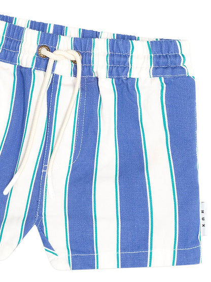 Tropical Stripe Drawcord Short