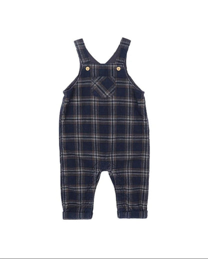 Jake Check Cord Overalls