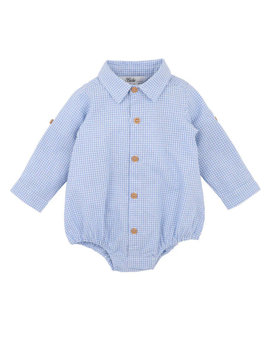 Jake Check Shirt Bodysuit