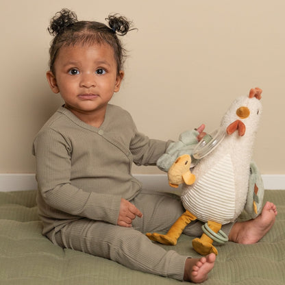 Soft Activity Chicken Plush Toy