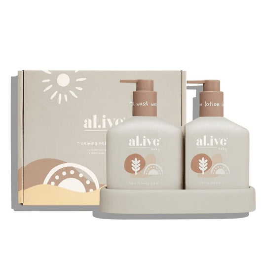 Al.ive Body Calming Oatmeal Baby Duo-Aster & Ruby