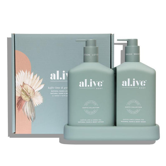 Al.ive Body Duo Kaffir Lime & Green Tea-Aster & Ruby