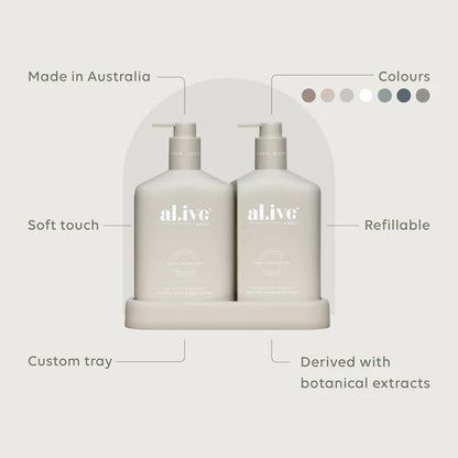 Al.ive Body Duo Sea Cotton & Coconut-Aster & Ruby