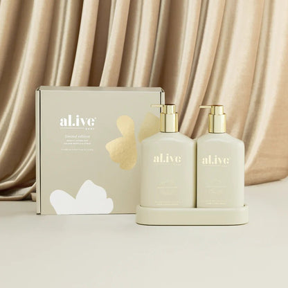 Al.ive Body Limited Wash & Lotion Duo - Golden Wattle & Citrus - Aster & Ruby