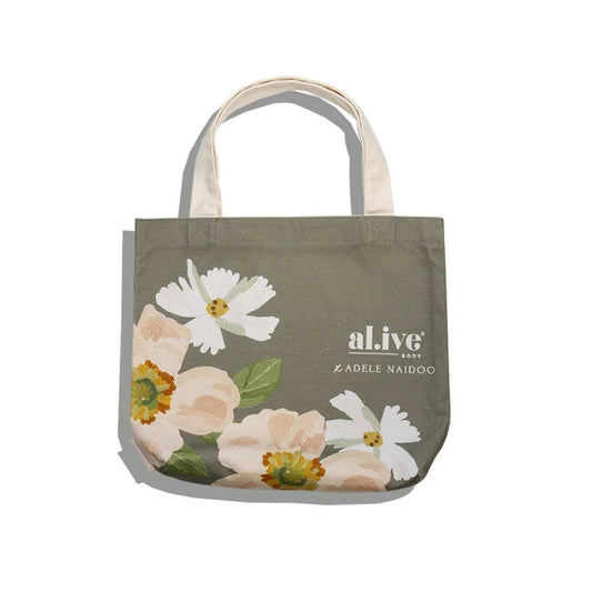 Al.ive Body X Adele Naidoo Cotton Tote Bag-Aster & Ruby