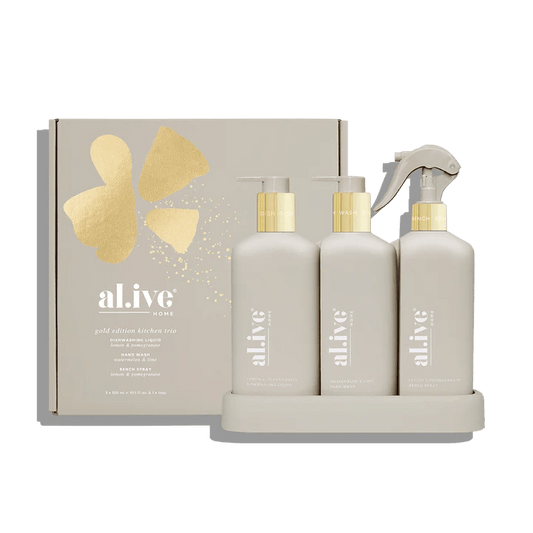 Al.ive Gold Edition Kitchen Trio - Lemon & Pomegranate/ Watermelon & Lime - Aster & Ruby