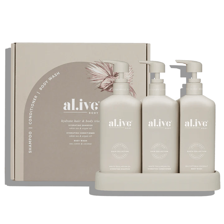 Al.ive Hair & Body Trio - Hydrate - Aster & Ruby