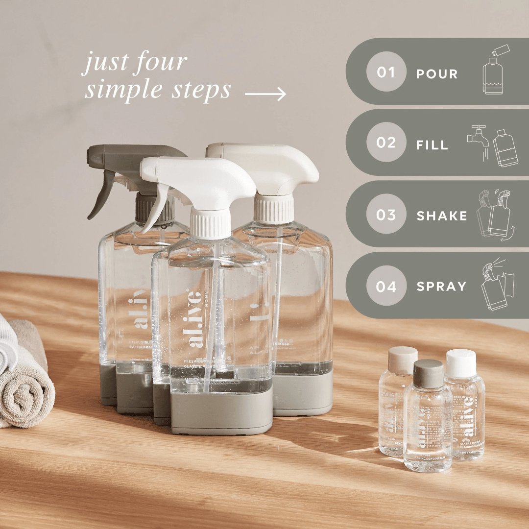 Al.ive Home Complete Cleaning Kit - Aster & Ruby