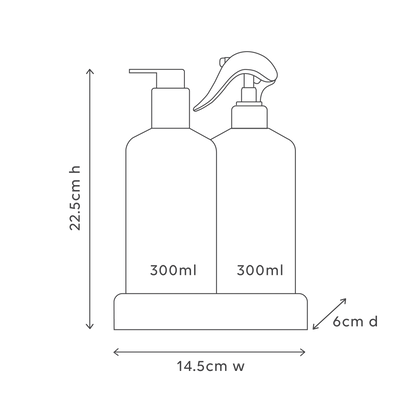 Al.ive Lemon Myrtle & Honeydew Premium Kitchen Duo - Aster & Ruby